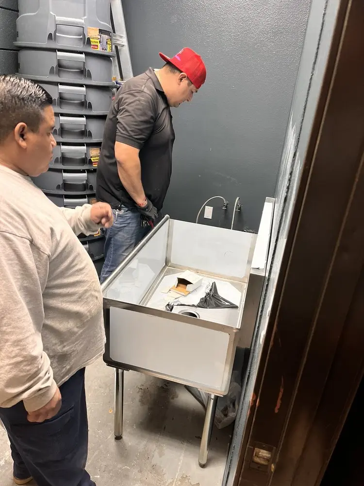 Commercial plumbing and sink installation in Hazelwood